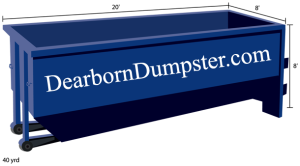 Dearborn Roll Off Dumpster