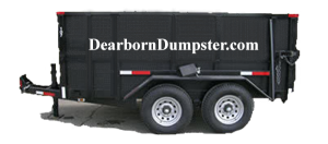 Dearborn Rubber Wheel Dumpster Rental